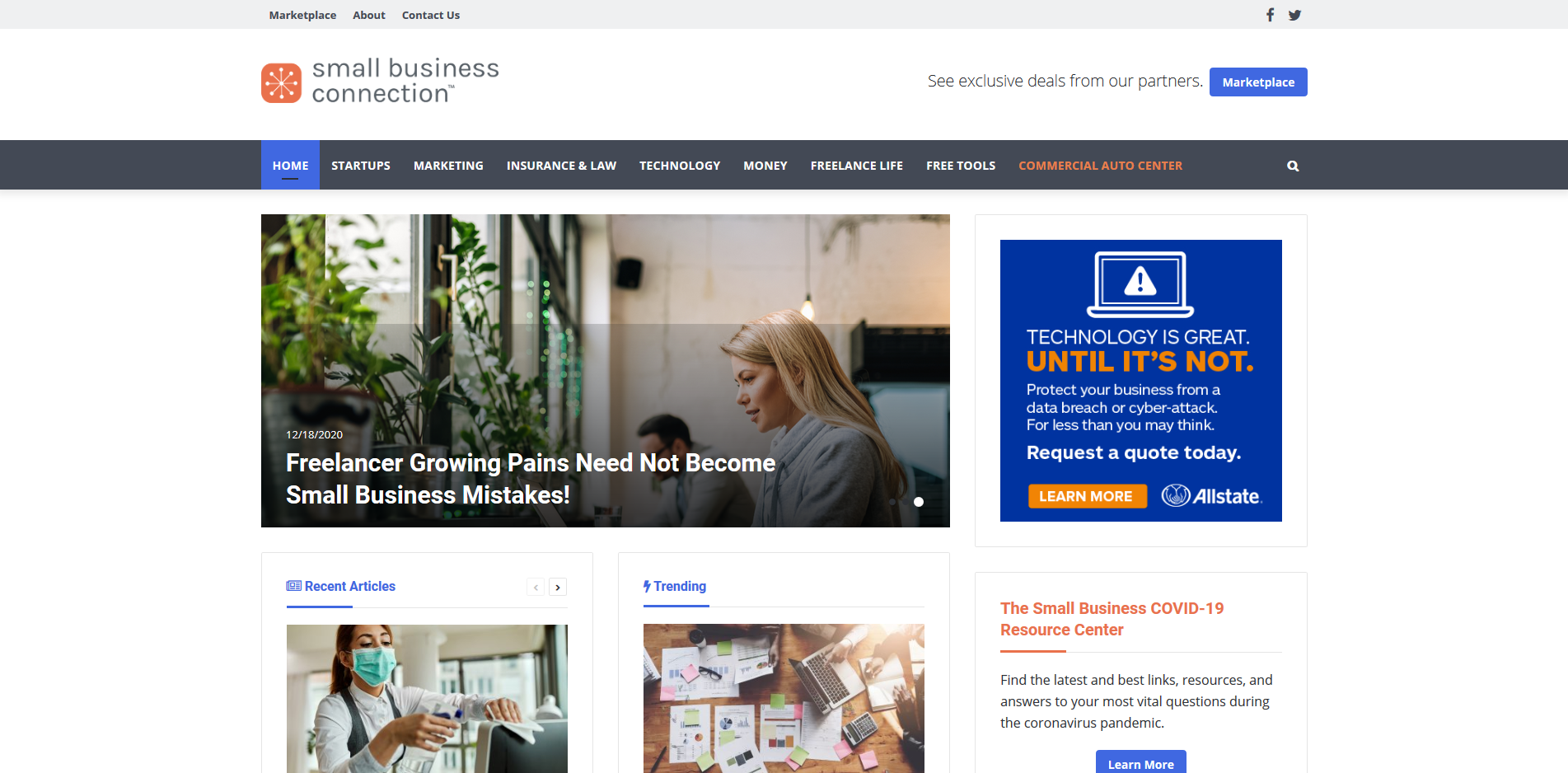 Small Business Connection Homepage